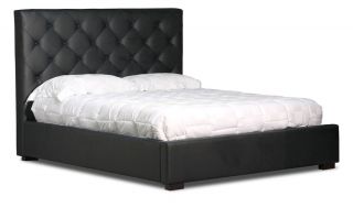 Yoshi King Size w Storage Modern Style Platform Bed Set Black