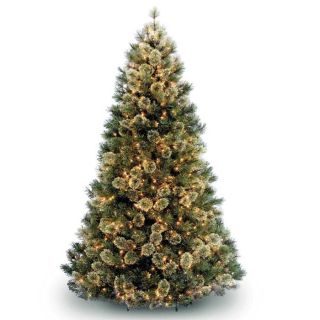 7 5' Wispy Willow Medium Artificial Christmas Tree from Brookstone