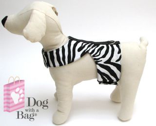 Luxury Zebra Chihuahua Dog Clothes Harness Vest Large
