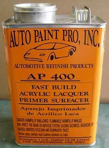 Auto Body Shop Paint Acrylic Lacquer Primer Surfacer