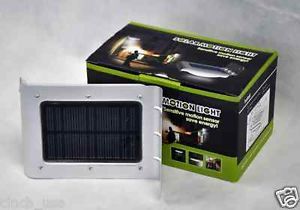 16 LED Solar Power Lamp Outdoor Garden Path Wall Light Induction Motion Sensor