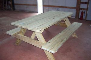 Heavy Duty 6ft Wooden Picnic Table