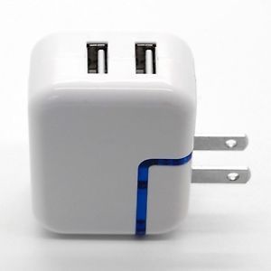 Dual USB Port 2A Travel Charger Adapter for iPad 2 3 4 iPad Mini Smart Tablet PC