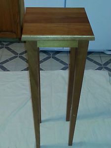 Solid Maple Plant Stand Table