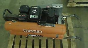 Ridgid 8 Gal Portable Gas Powered Orange Air Compressor $729 00