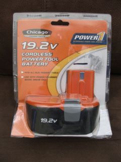 Chicago Power Tools Power 1 19 2 Volt Cordless Battery Model 39647 4 All Models