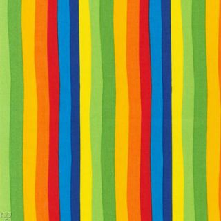 Robert Kaufman Celebrate Dr Seuss Stripes Primary Color