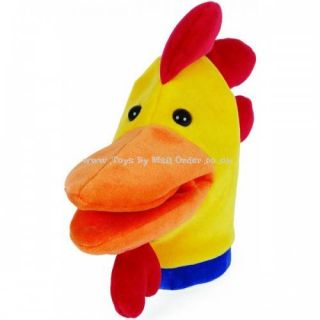 Manhattan Toy Loony Bird Zoo Rooster Chicken Childrens Soft Plush Hand Puppet