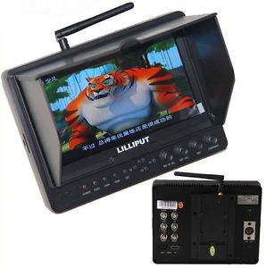 Lilliput 665FPV 7" TFT LCD Screen Aerial Photography 5 8GHz Wireless Monitor 5D2