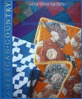 Old Early American Country Quilts Primitive Book Time Life Folk Art HB Quilting