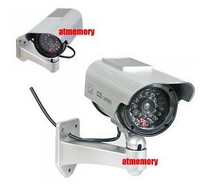 Fake Solar Power Dummy LED Security Surveillance CCTV Camera LED Light
