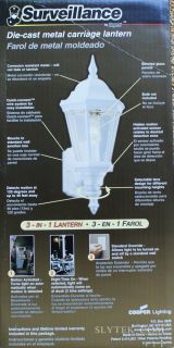 New Regent Cooper Lighting Security Motion Activated Lantern Floodlight Lamp