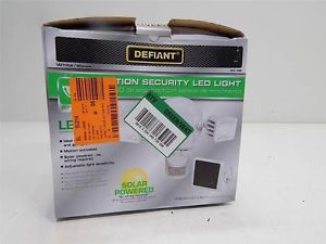 Defiant 120396 LED Solar Powered Motion Security Light White 8579
