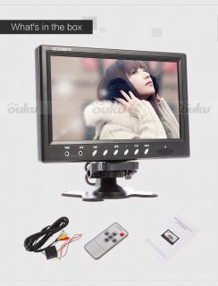 L0693 9" HD LCD Digital Car TV Monitor Screen Standalone Headrest AV Great Sale