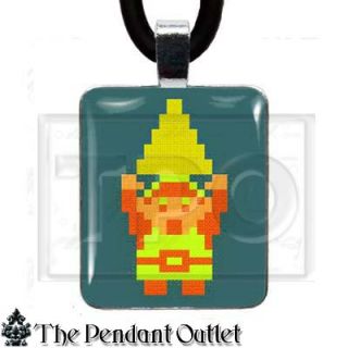 Legend Zelda Link Triforce Retro Nintendo Game Geekery 80 Charm Pendant Necklace