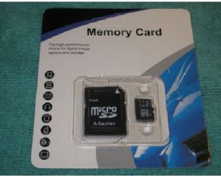64GB Micro SD Micro SDHC TF Memory Card w SD Flash Memory Card