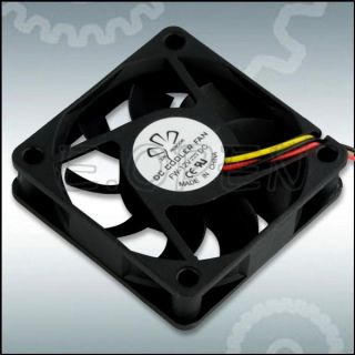 60mm x 60mm Hi Speed Computer Case CPU Cooler Cooling Fan 3 Pin Connector