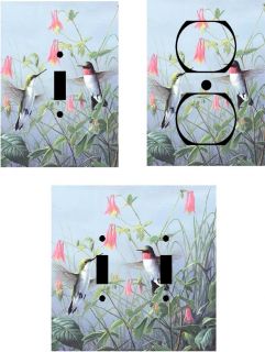 Hummingbirds Birds Light Switch Plate Cover Outlet