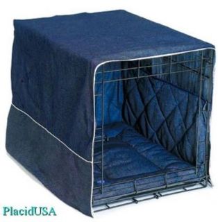 Pet Dreams Soft Sided Dog Cat Crate Carrier Cover Bed 24 x 18 PD37501 w Bumpers