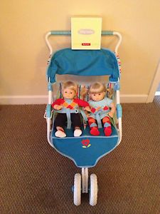 American Girl Bitty Baby Twins Stroller and Multiple Accessories Retired