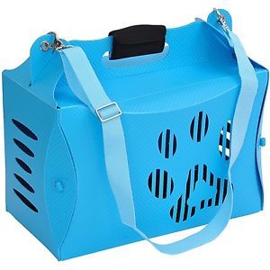 Folding Pet Carrier Dog Cat Travel Bag Crate Tote House Kennel Portable w Pad
