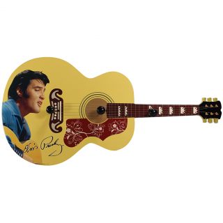 New Classic Elvis Presley Wood Laminate Guitar Coat Rack Blue Hawaii Days