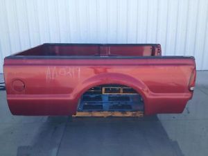99 01 02 03 04 05 06 07 Ford F250 Super Duty Red 8' Bed Box SRW Minor Clean Up