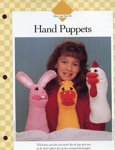 Bunny Chicken Duck Hand Puppets Vanna Crochet Pattern 30 Days to Shop Pay