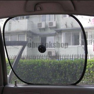2 Kids Baby Car Seat Side Window Screen Mesh Sun Cover Visor Shades