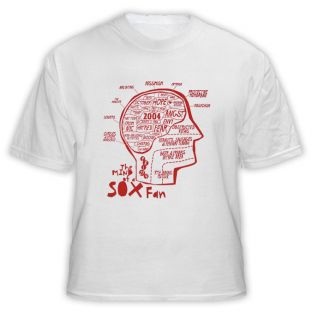 The Mind of A Red Sox Fan Baseball T Shirt White