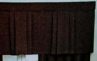 ★ Thermal Blackout ★★ 18"Window Curtains Valance Panel Primitive Country Cottage