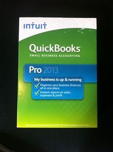 Intuit QuickBooks Pro 2013 Windows 419239 New Small Business Accounting Software