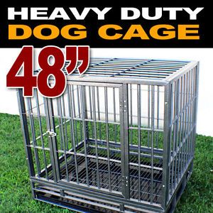 New XL 48" Heavy Duty Level III Dog Pet Cage Crate Kennel Playpen Exercise Pen