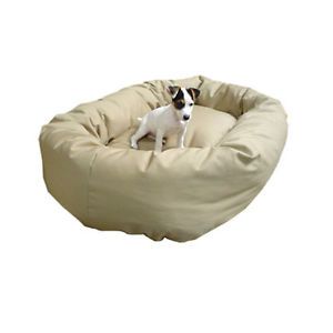 Extra Large 52"Khaki Bagel Dog Pet Donut Bed Ships Free