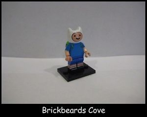 Custom Lego Adventure Time Finn Minifig Minifigure Display