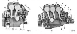 Volvo Penta MD11 MD17 C D Engine Workshop Manual Marine Diesel Boat Engine