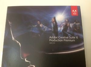 Adobe Creative Suite 6 CS6 Production Premium Mac Full Version Factorysealed DVD