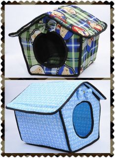 S Size Cute Soft Pet Dog Cat Sleeping Bed House Kennel Doggy Warm Cushion Basket
