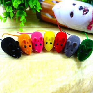 Fun Sound Chew Toy False Mouse Rat Pet Cat Kitten Dog Puppy Playing Squeaky New