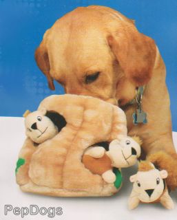 Kyjen Plush Puppies Dog Squeaky Puzzle Games Large Toy
