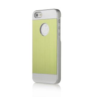 Slim Green Brushed Aluminum Chrome Hard Case Snap on Cover for iPhone 5 5g 6th