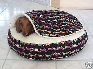 Dachshund Small Dog Bed Snuggle Bed for Burrowing Dog
