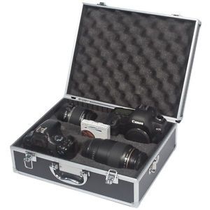 Vivitar Professional Aluminum Camera Hard Case w Pre Cut Diced Foam