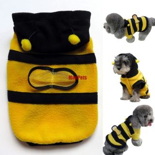 S Cute Dog Clothes Hoodies Pet Supplies Pet Apparel Bumblebee Bee Dog Costumes