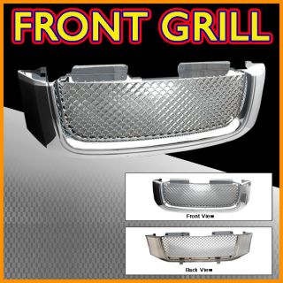 02 07 GMC Envoy Bently Style Front Grille Chrome