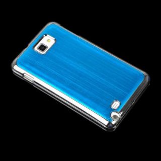 Aquamarine Brushed Metal Aluminum Hard Case for Samsung Galaxy Note i9220 N7000