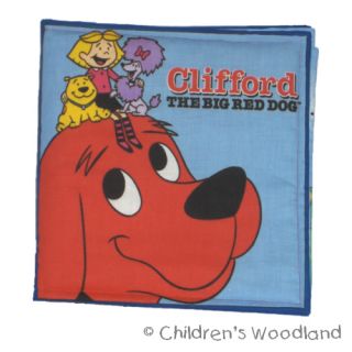 Clifford Big Red Dog Cloth Soft Book Kids Emily Elizabeth Stuffed Bedtime Story