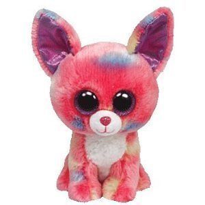 Ty Cancun The Multi Color Chihuahua Dog Animal Beanie Boos Stuffed Plush Toy