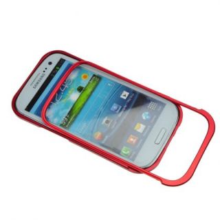 Triobump Slider Red Aluminum Case Frame Bumper for Samsung Galaxy S3 SIII I9300