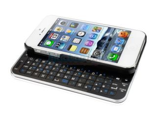 Ultra Thin Slide Out Bluetooth Wireless Keyboard Backlit Case for iPhone 5g 5th